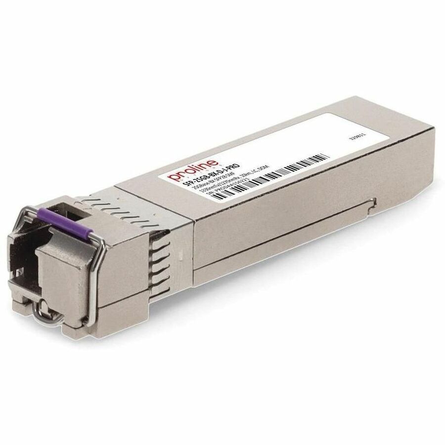 Proline Juniper Networks® Compatible TAA 25GBase-BX SFP28 Transceiver (SMF, 1330nmTx/1270nmRx, 10km, LC)