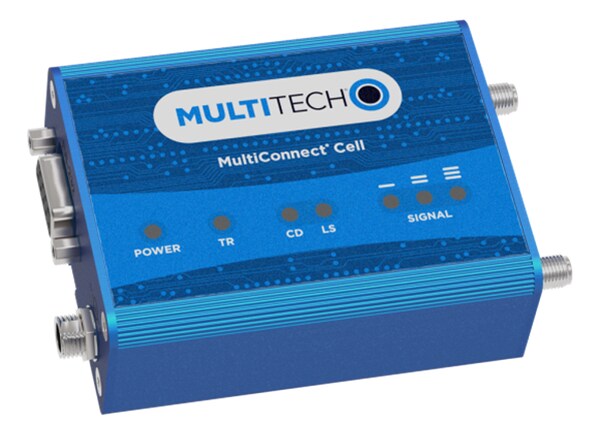 MultiTech MultiConnect Cell 100 Series LTE CAT4 Cellular Modem with RS-232 Interface