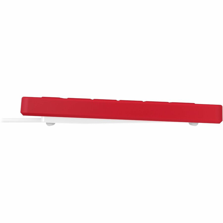 Thumbnail 3 of 3 for CHERRY AK-C8112 Medical Keyboard - Permanent Cable - US Layout - (CF/WIN LEFT) Red