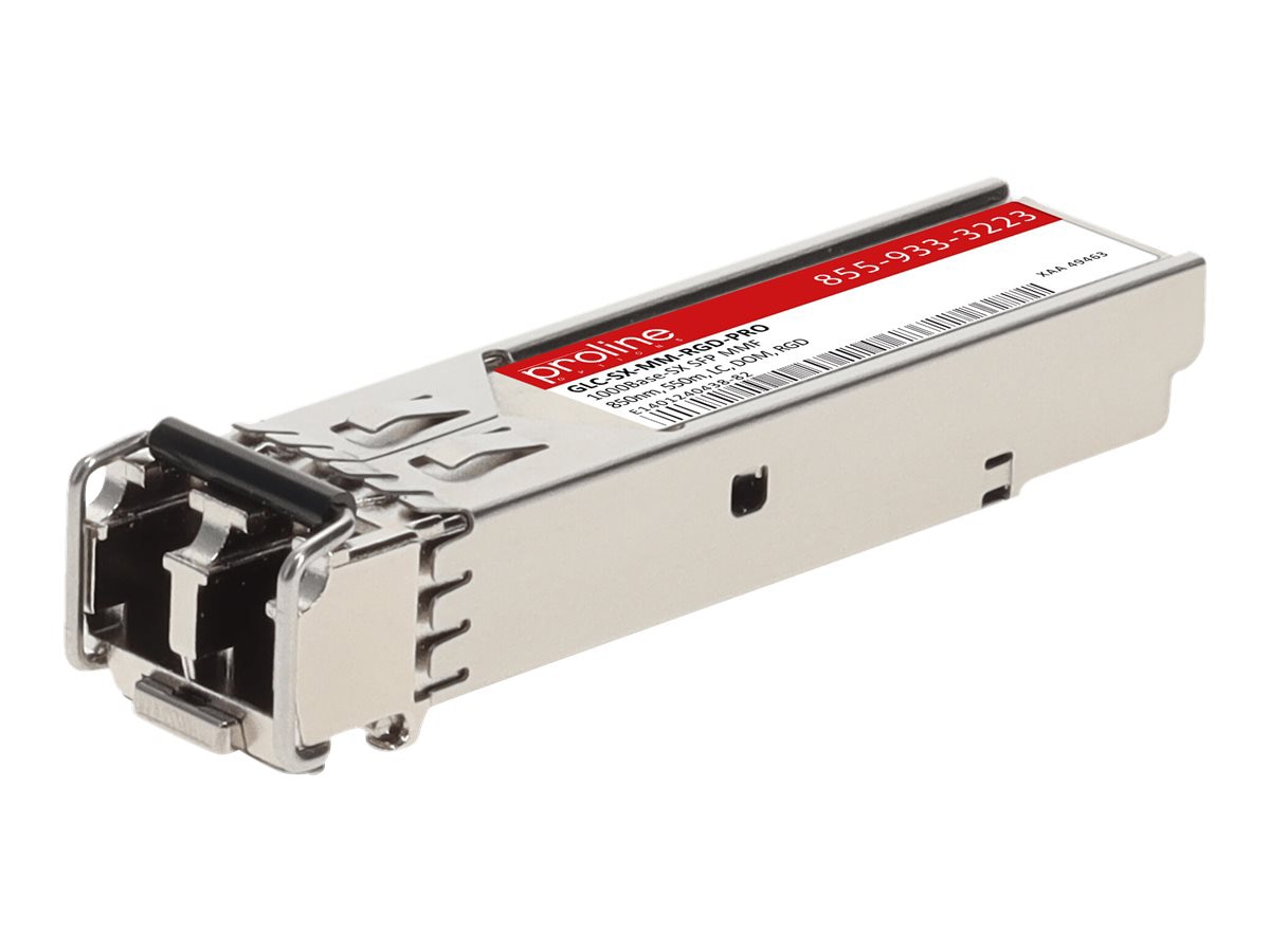 Proline Cisco GLC-SX-MM-RGD Compatible SFP TAA Compliant Transceiver - SFP (mini-GBIC) transceiver module - 1GbE