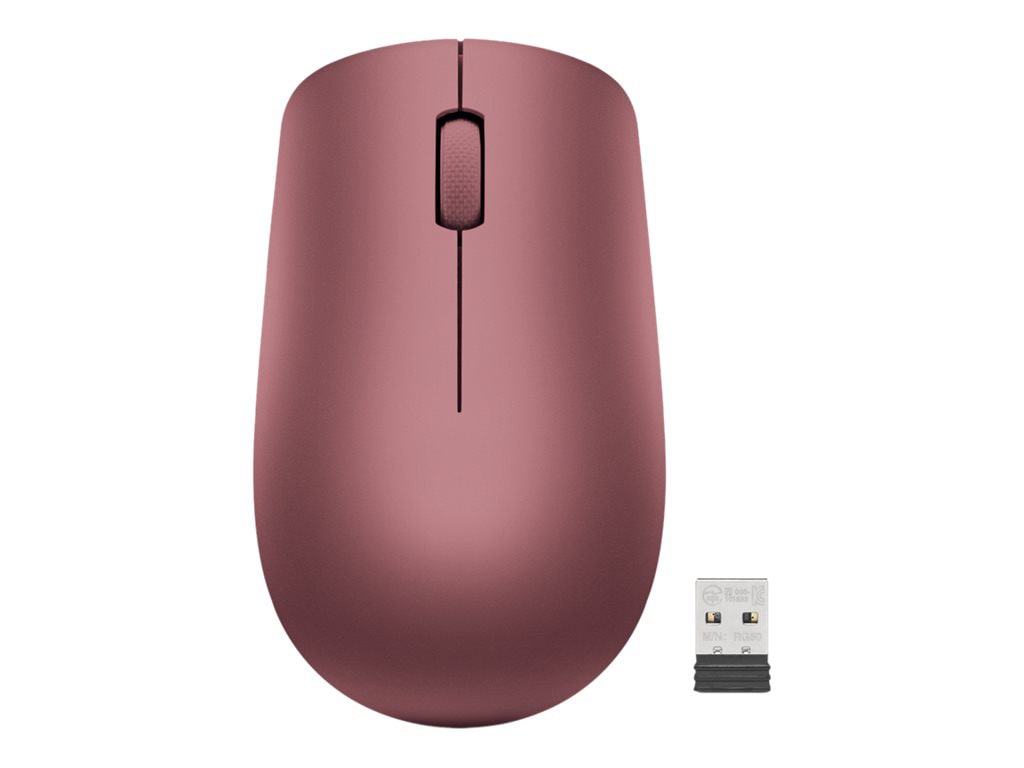 Lenovo 530 Wireless Mouse - mouse - 2.4 GHz - cherry red
