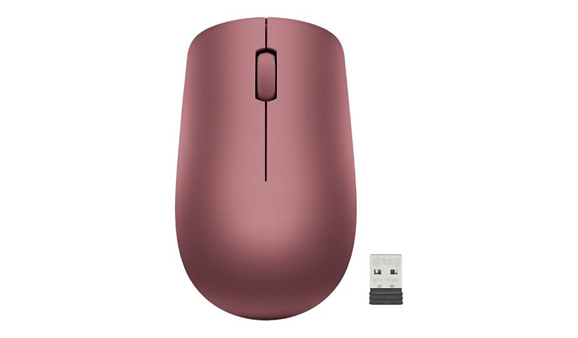 Lenovo 530 Wireless Mouse - mouse - 2.4 GHz - cherry red