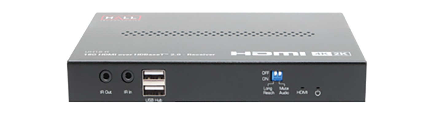 Hall Technologies 4K60 Video and USB HDBaseT 2.0 Extender Receiver