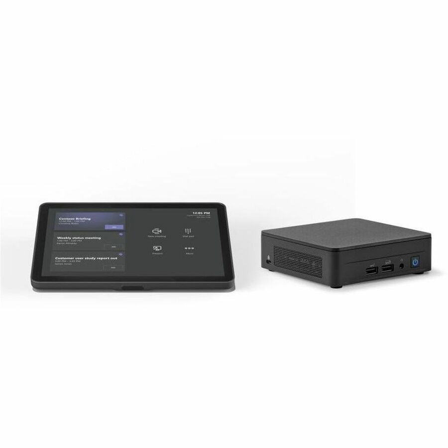Logitech Microsoft Teams Base Bundle with Tap Touch Controller and NUC Mini PC - No AV Camera