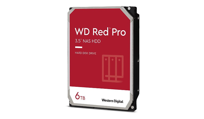 WD Red Pro WD6005FFBX - hard drive - 6 TB - SATA 6Gb/s