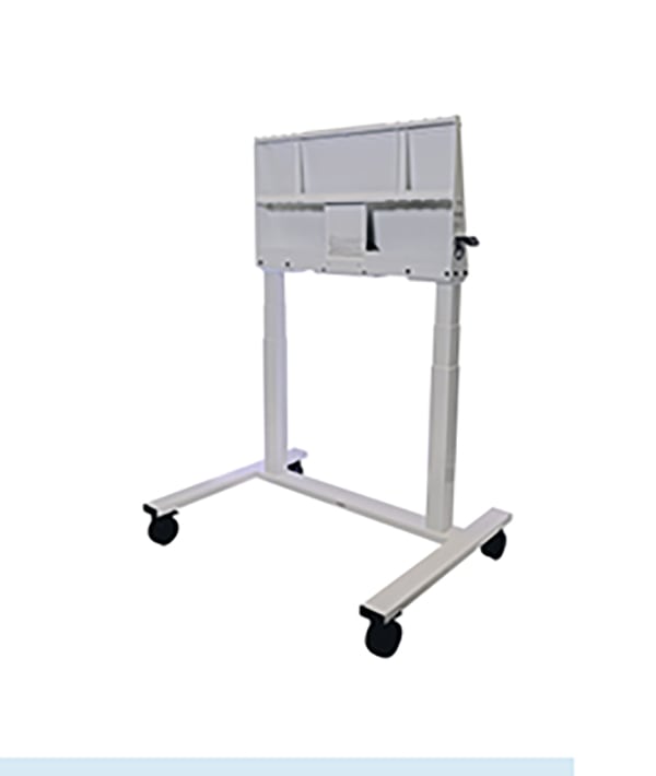 SMART Electric Height-adjustable Floor Stand for 55" to 86" Interactive Display - White