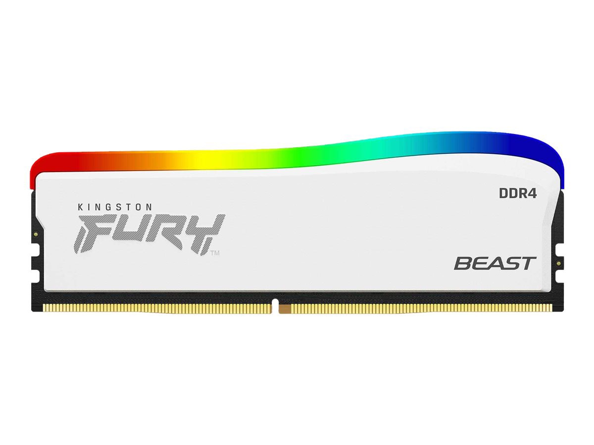 Kingston FURY Beast - RGB Special Edition - DDR4 - module - 8 GB - DIMM 288-pin - 3600 MHz / PC4-28800 - unbuffered