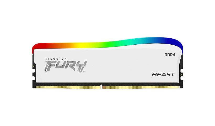 Kingston FURY Beast - RGB Special Edition - DDR4 - module - 8 GB - DIMM 288-pin - 3600 MHz / PC4-28800 - unbuffered