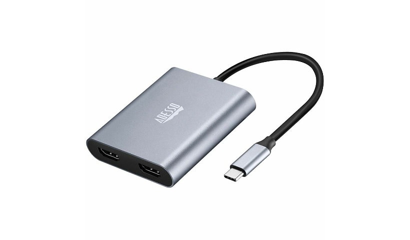 Adesso USB-C to Dual HDMI Adapter