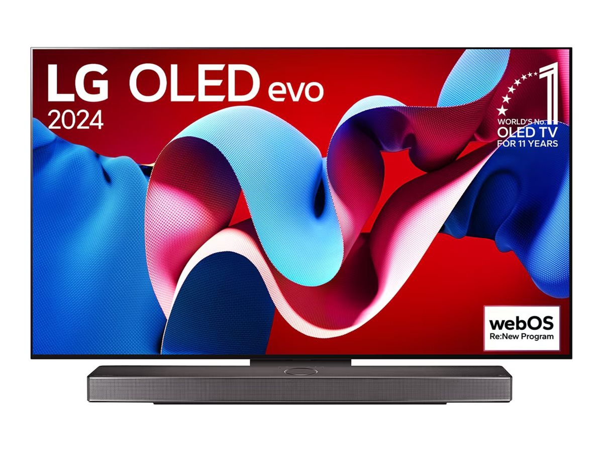 LG OLED55C4PUA C4 Series* - 55" Class (54.6" viewable) OLED TV - OLED evo - 4K