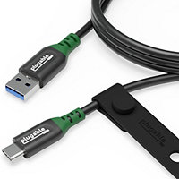 Plugable USB C to USB A Cable, USB 32 Gen 2 USB Cables, 3A (15W) Charging USB C Data Cable 10Gbps - 33ft (1M)
