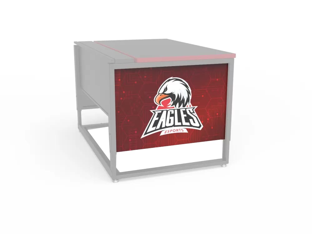 Spectrum Esports GG Gaming Desk with End Panel Logo