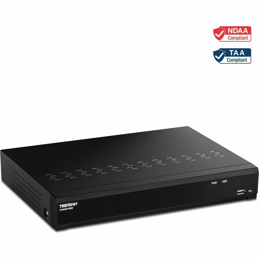 TRENDnet 8-Channel H.265 4K (8MP) PoE NVR