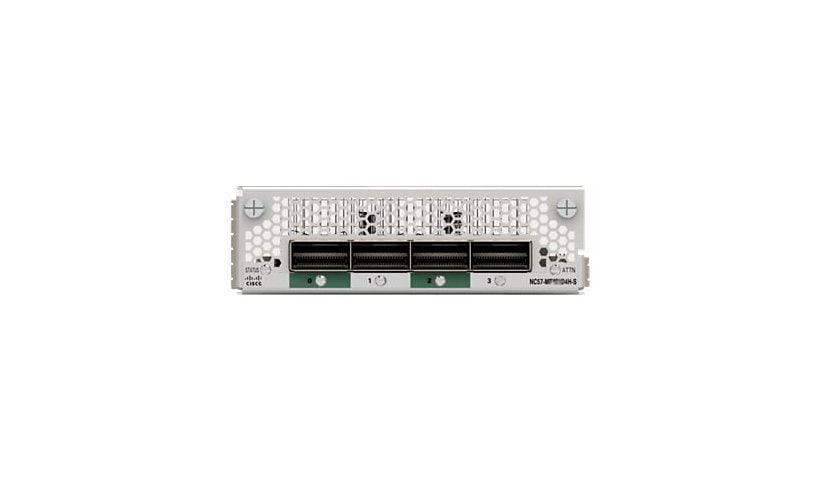 Cisco 800GE Modular Port Adapter - expansion module - 100 Gigabit QSFP28 / 400 Gigabit QSFP-DD x 4