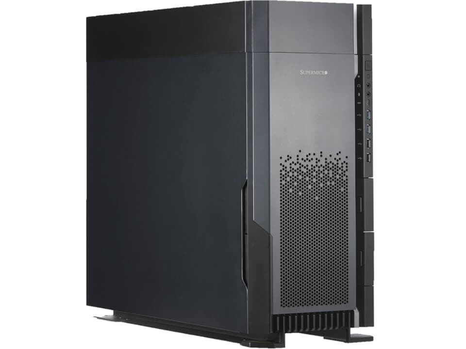 Supermicro CSE-GS7A-000NBP3 Full Rackmount Tower Workstation with Super X13DAI-T Motherboard - Black