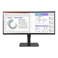 LG UltraWide 34BQ77QE-B - LED monitor - curved - 34" - HDR