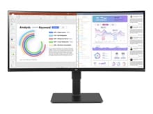 Shop LG 34 WQHD Ultrawide® Curved Monitor 34BQ77QE - TAA Compliant