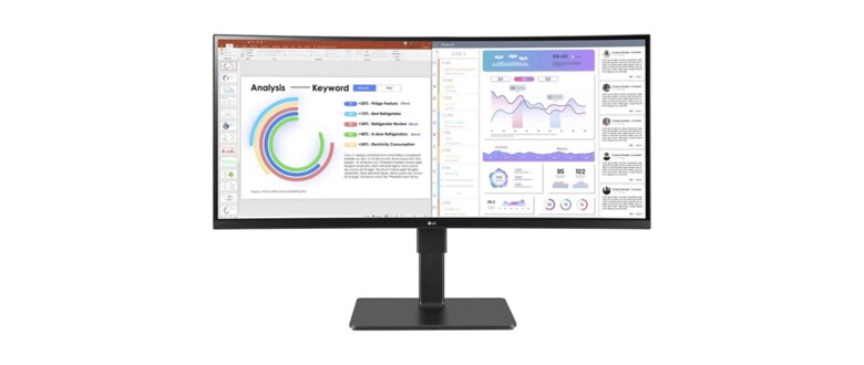 Shop LG 34 WQHD Ultrawide® Curved Monitor 34BQ77QE - TAA Compliant