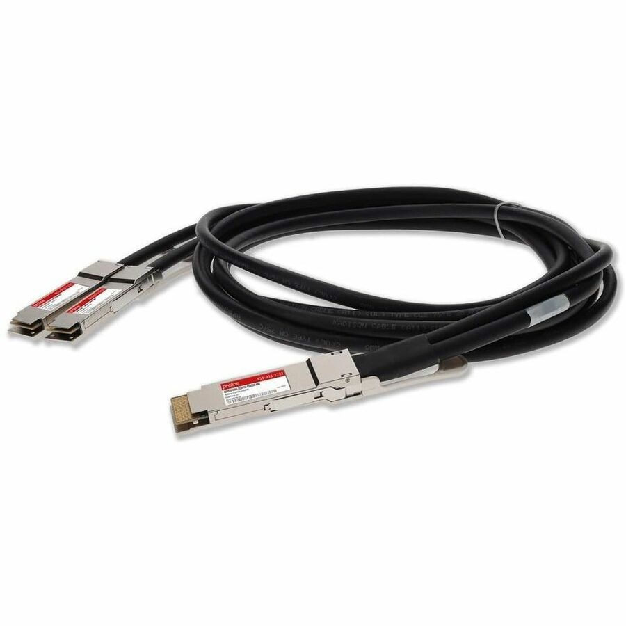 Proline MSA and TAA Compliant 400GBase-CU QSFP-DD 400G to 2xQSFP56 200G PAM
