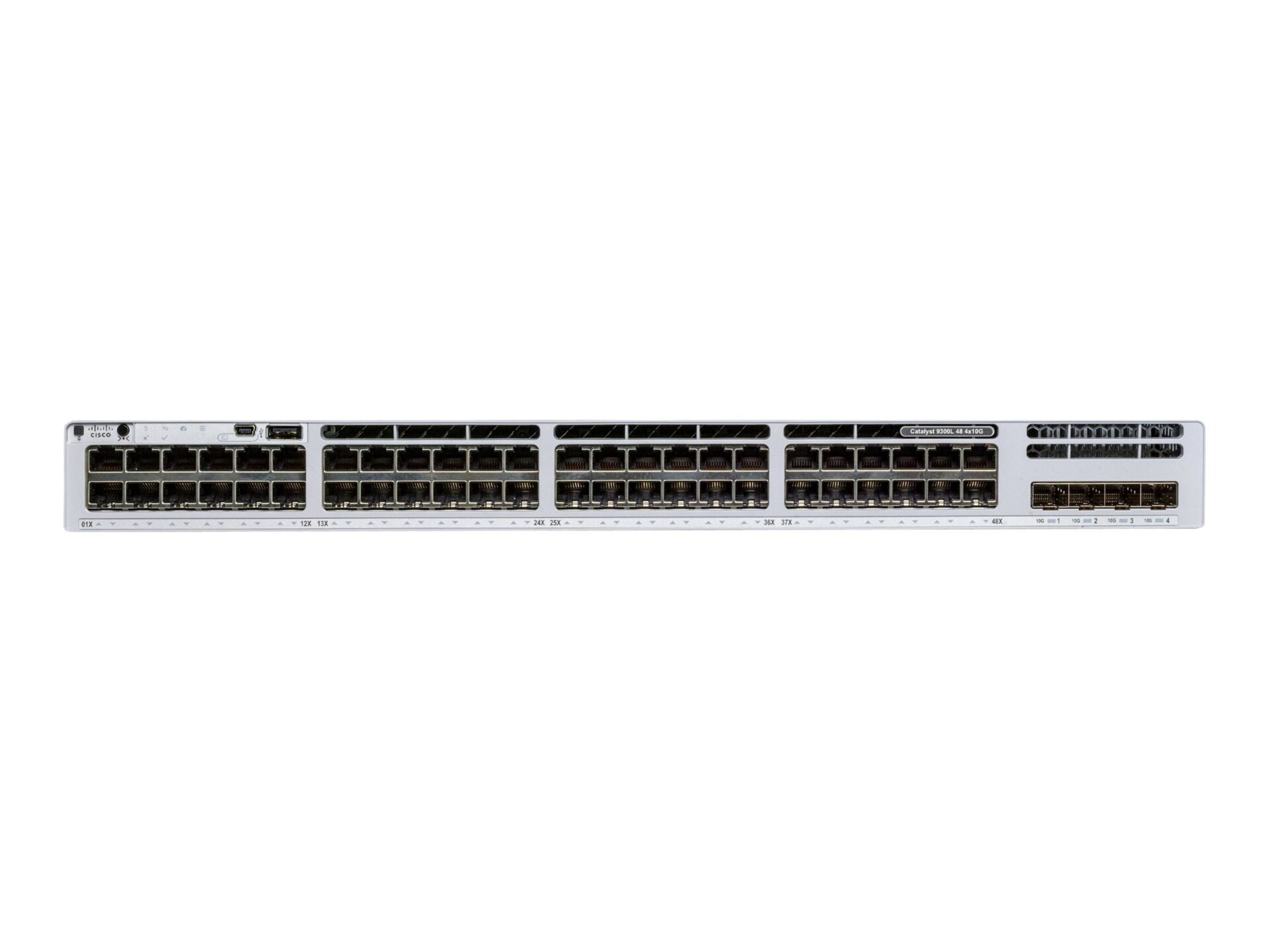 Cisco Meraki Catalyst 9300L-48P-4X - switch - 48 ports - managed - rack-mou