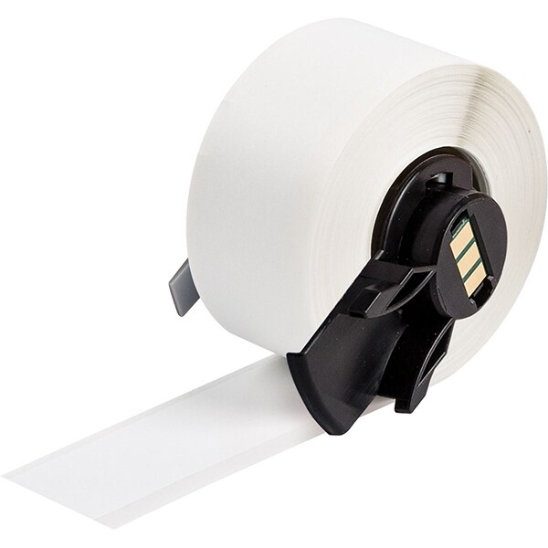 Brady 0.5" Self-Laminating Cryogenic Polyester Laboratory Label Tape for M6/M7 Printer - White