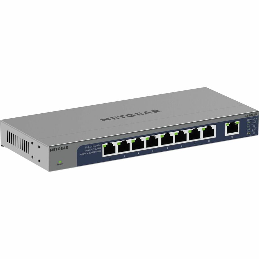 NETGEAR GS108MX 8PT SWITCH UNMANAGED