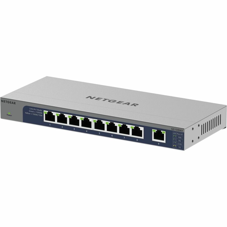 Thumbnail 3 of 9 for Netgear 8-Port Gigabit Ethernet Unmanaged Switch with 1 Dedicated 10G/Multi-Gig Port