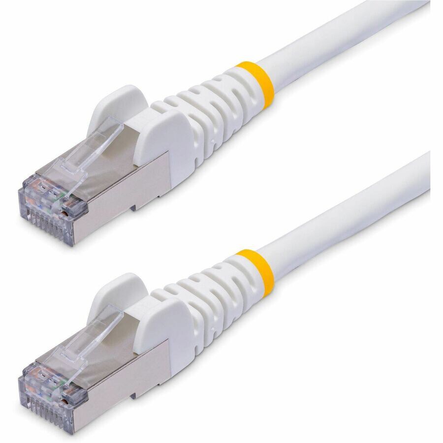 StarTech.com 20ft White CAT8 Ethernet Cable, Snagless RJ45, 25G/40G 2000MHz, 100W PoE, S/FTP, 26AWG Pure Bare Copper,
