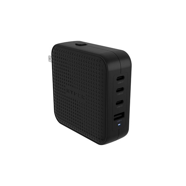 Hyper HyperJuice 100W USB-C GaN Travel Charger - Black