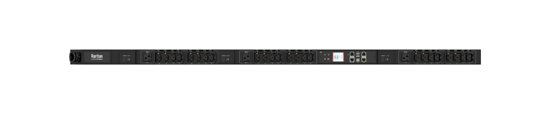 Raritan 27-Outlet 3-Phase 208V 30A Rack Power Distribution Unit