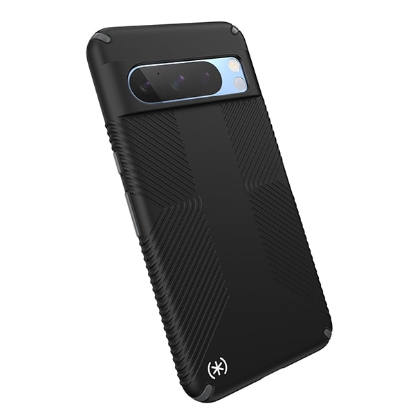 Speck Presidio2 Grip Case for Pixel 8 Pro Phone - Black/Slate Gray