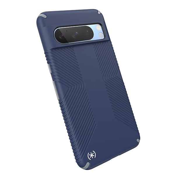 Speck Presidio2 Grip Case for Pixel 8 Pro Phone - Coastal Blue/Dust Gray
