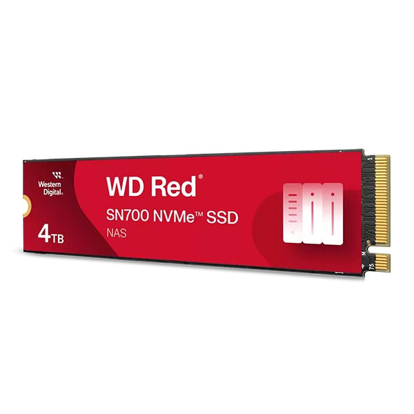 Western Digital SN700 4TB NVMe Solid State Drive - Red