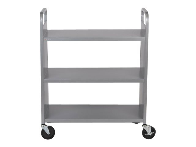 Bretford Booktruck - trolley - 3 shelves - royal blue