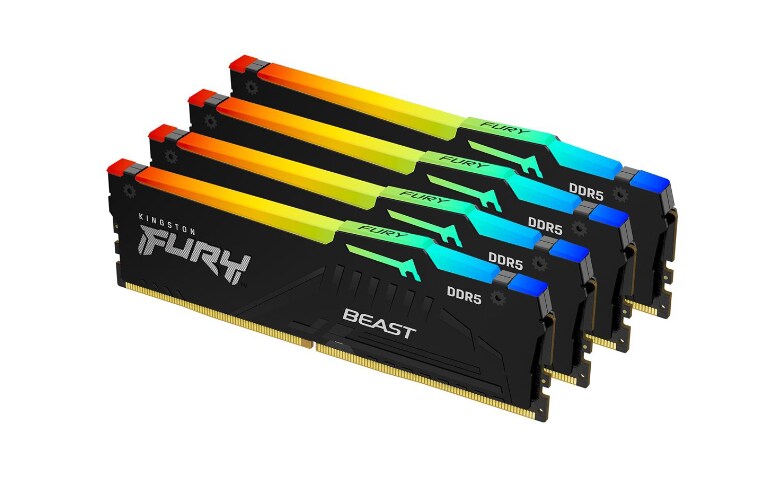Kingston FURY Beast - DDR5 - kit - 128 GB: 4 x 32 GB - DIMM