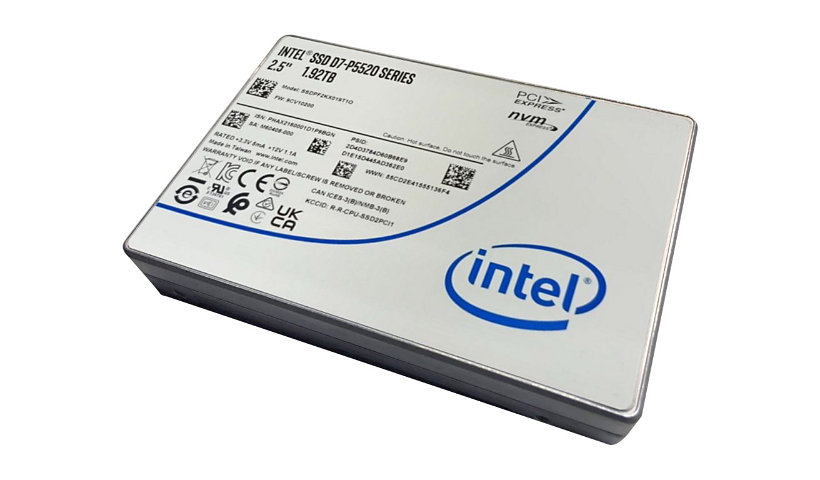 Intel P5520 - SSD - Read Intensive - 1.92 TB - U.2 PCIe 4.0 x4 (NVMe)