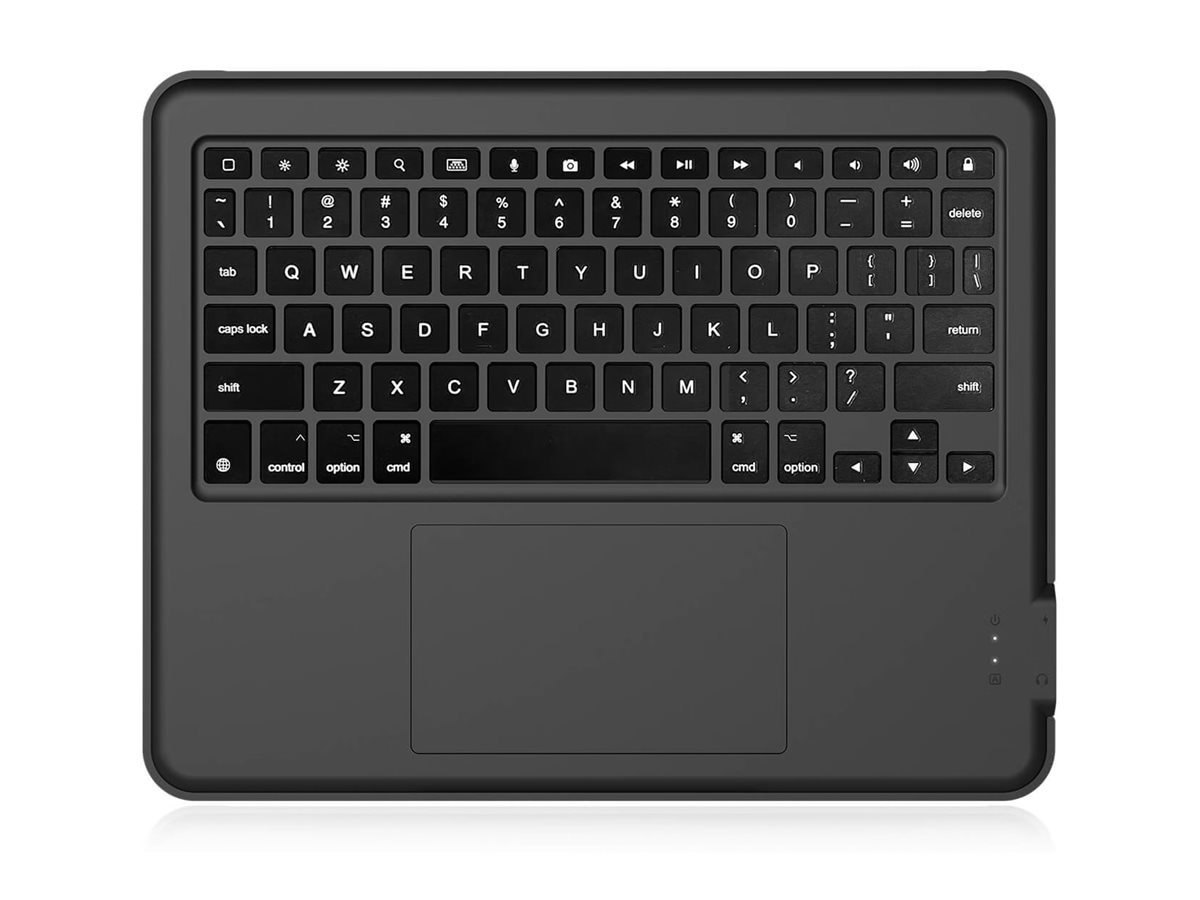 STM Dux - keyboard and folio case - with trackpad - QWERTY - black Input De