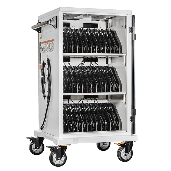 Power Technologies Anywhere Cart SLIM Series 36-Bay USB-C Smart Charge Cart