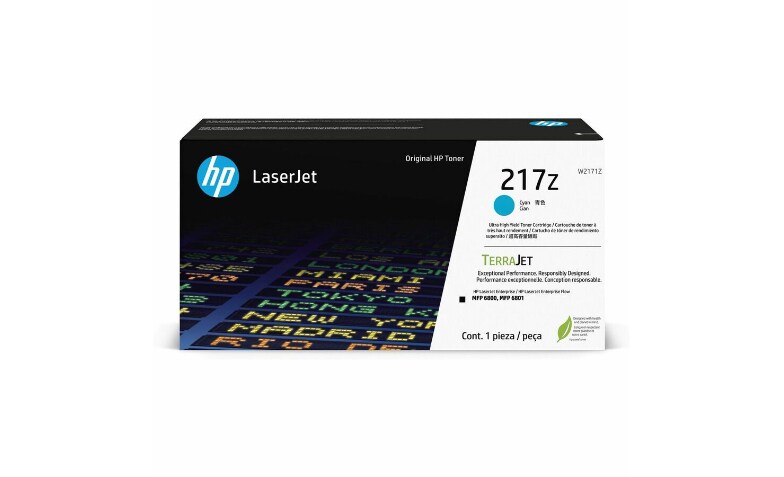 HP 217Z Original Laser Toner Cartridge - Cyan Pack