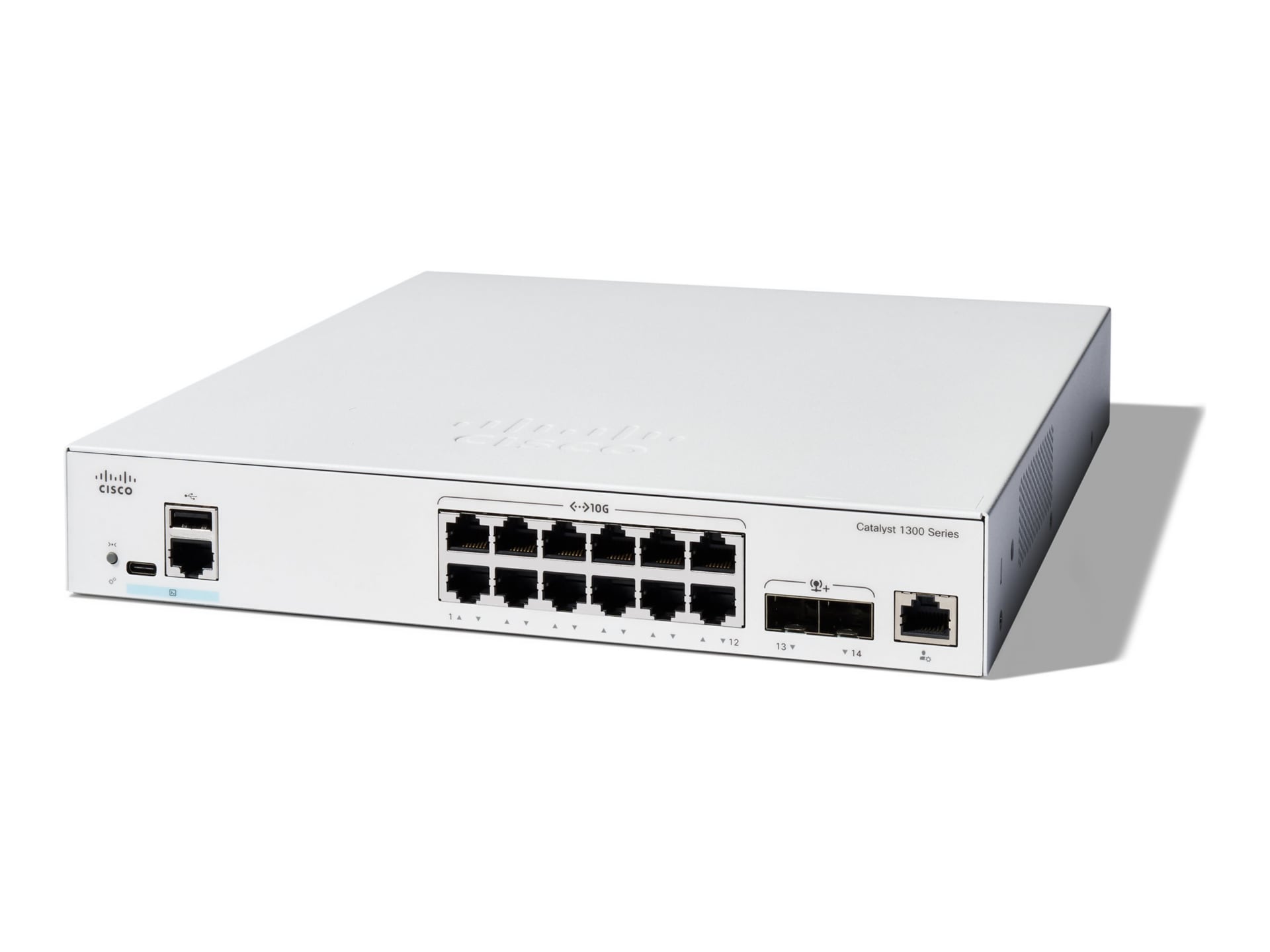 Cisco Catalyst 1300-12XT-2X - switch - 12 ports - smart - rack-mountable