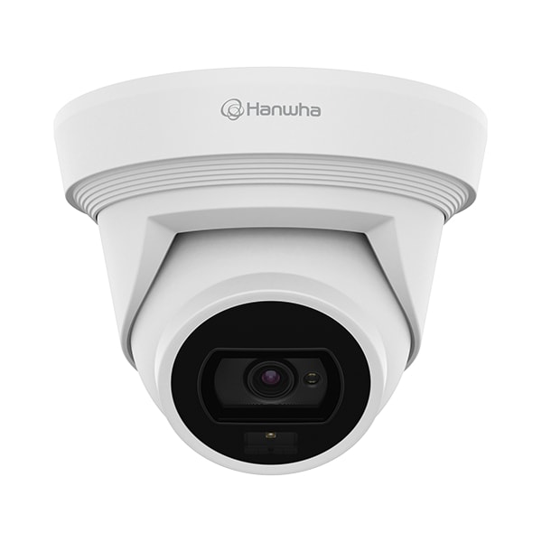 Hanwha Techwin Wisenet 5MP AI Dual Light Outdoor Flateye Camera - White