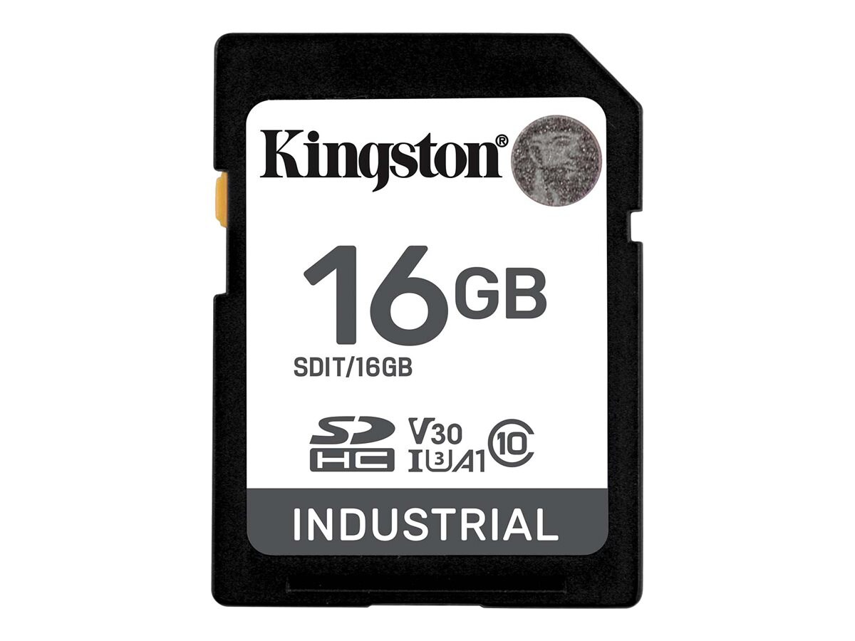 Kingston Industrial - flash memory card - 16 GB - microSDHC UHS-I