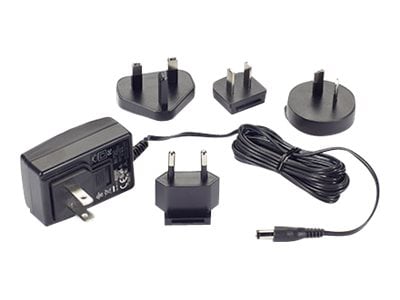 Black Box Wallmount Power Supply with International Clip - power adapter -