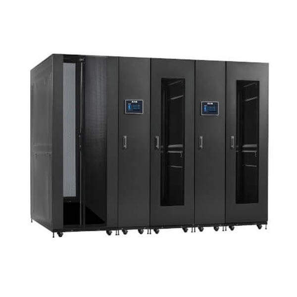 Eaton SmartRack Pre-Configured, Self-Cooling Modular Data Center - 2x 44U Racks, 2x 12 kW AC Units, Service Enclosure