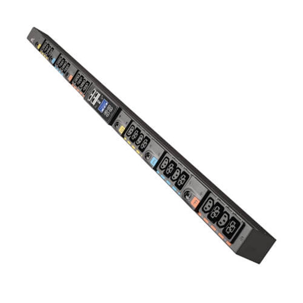 Eaton Universal-Input Managed PDU G4, 208V and 415/240V, 24 Outlets, Input Cable Sold Separately, 0U Vertical