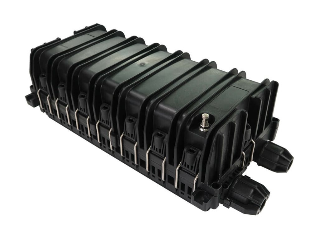 Eaton Tripp Lite Series Fiber Splice Horizontal Enclosure - 3 Splicing Trays, 72 Fiber Capacity, IP68 Rated