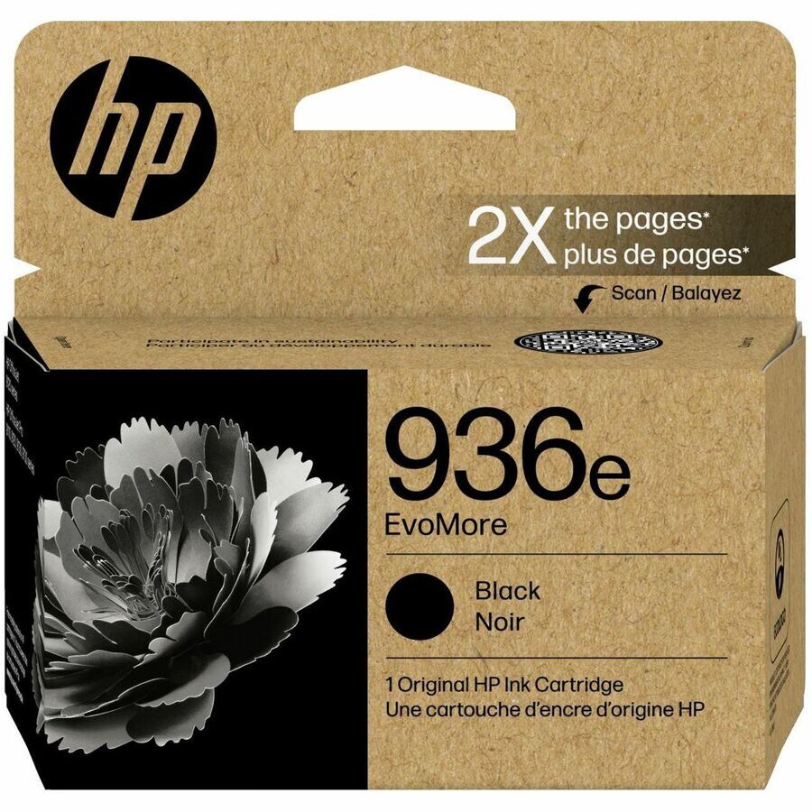 HP 936E EVOMORE BLK ORIG INK CTRG