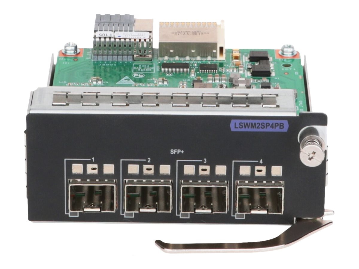 HPE Networking FlexNetwork 5140HI/5520HI/5600HI 4 Port 1/10G SFP Plus Modul