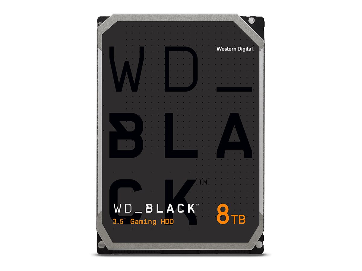 WD Black WD8002FZBX - hard drive - 8 TB - gaming - SATA 6Gb