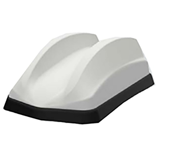 Sierra 9-in-1 Dual Sharkfin Wireless Antenna - White